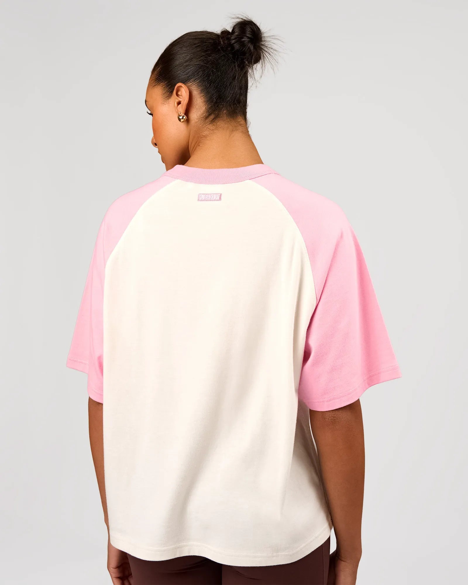 Off White-Pink Rose